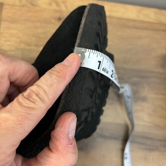 Frye Suede Tassel Accents High Heeled Platform Boots Women’s - Picture 10 of 12